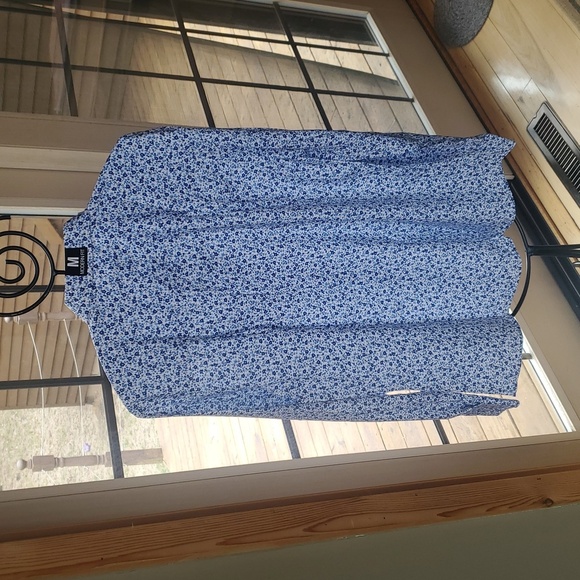 Nick Graham Traveler Collection Performance Modern-Fit Stretch Dress Sz. M Shirt - Picture 9 of 16